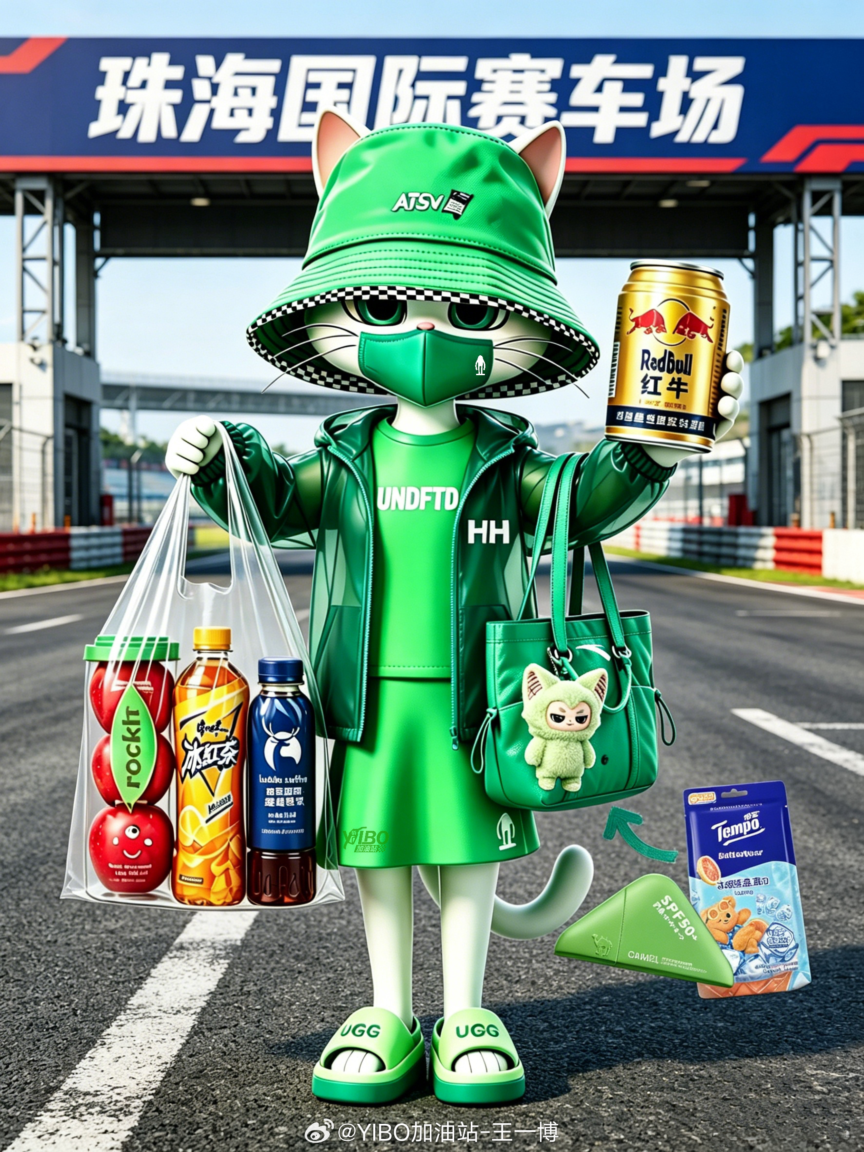 猫头姐姐珠海看85装备🈶王一博 wyb85racing 摩托姐姐们可选项实在太