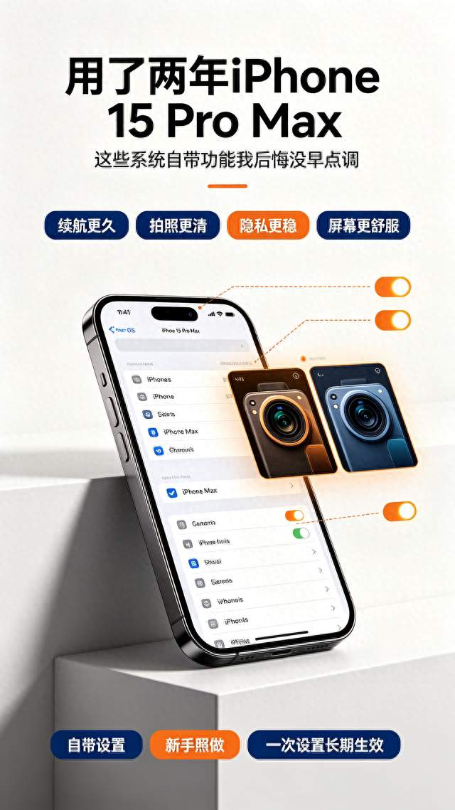 用了两年iPhone15 Pro Max！后悔没早点发现这几个隐藏设置