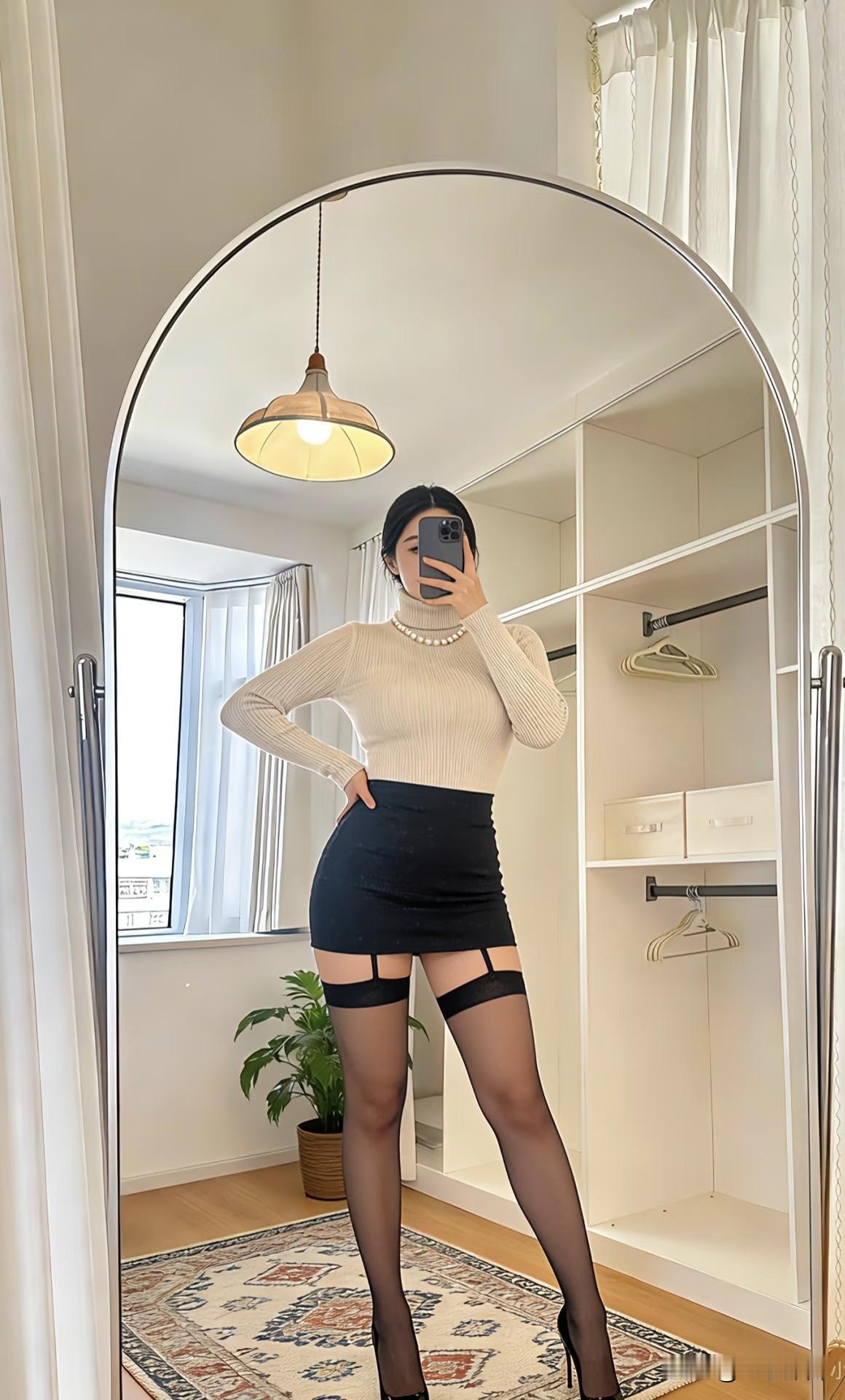 这吊带袜不敢穿出门