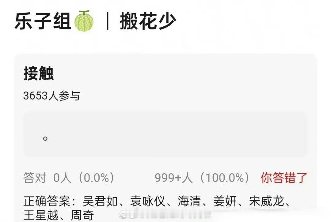 🍉花少新一季阵容：吴君如，袁咏仪，海清，姜妍，宋威龙，王星越，周奇 