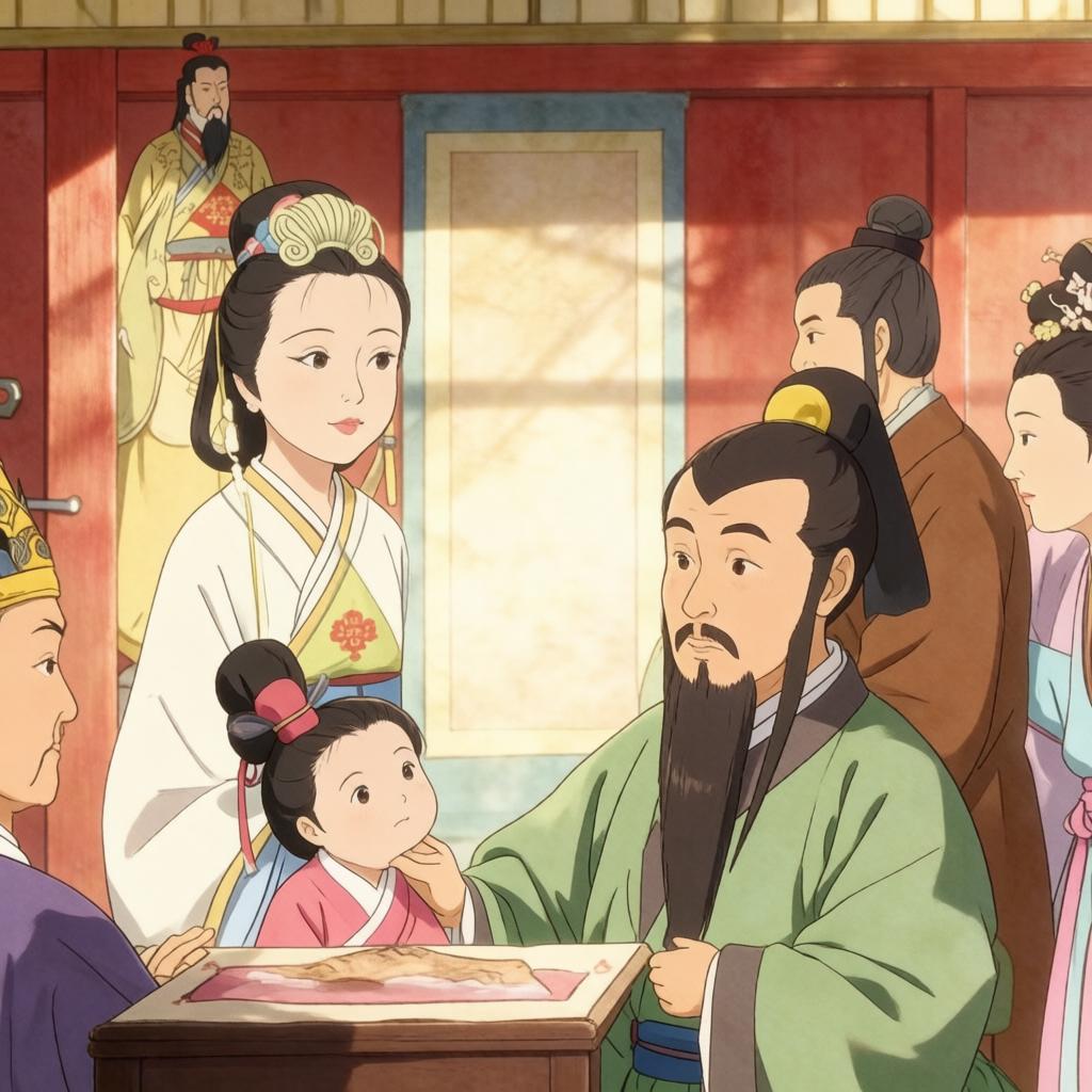 钩弋夫人是汉武帝晚年宠妃，给他生下了刘弗陵，也就是后来的汉昭帝。
刘弗陵只有几岁