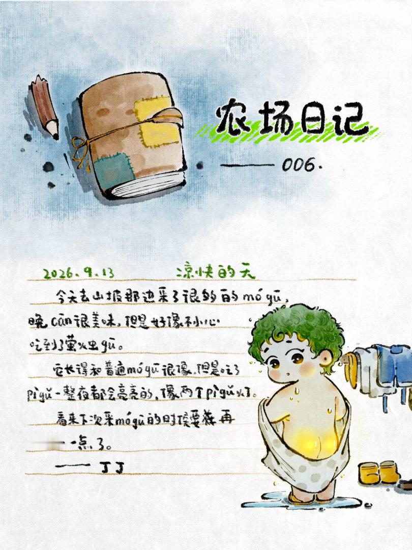 布丁农场布布和丁丁 布丁农场日记之萤火虫菇 ​  ​​​