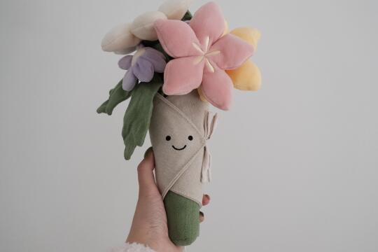 我也拥有jellycat 手捧花啦