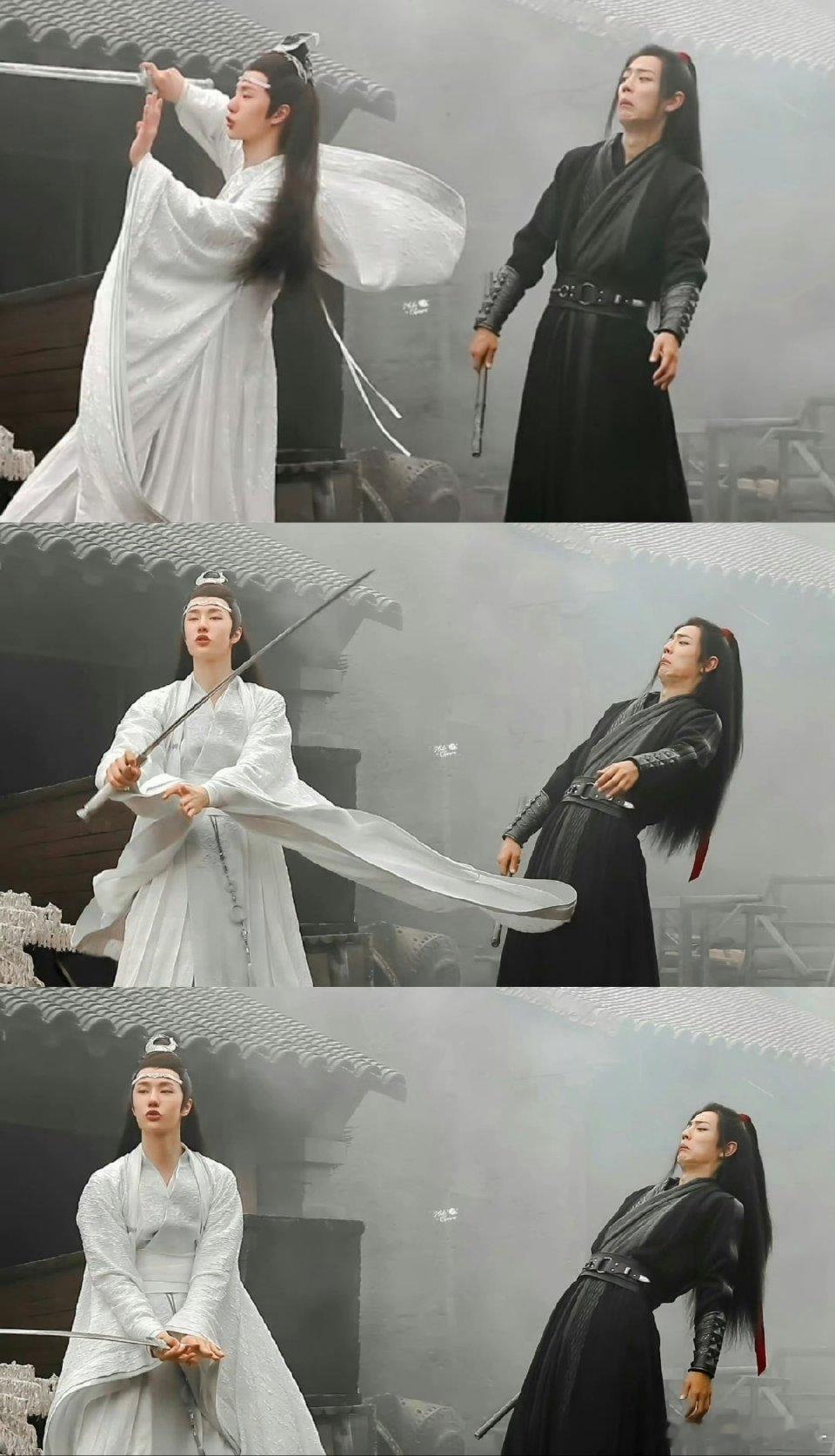 博君一肖[超话] 下午好！我什么时候才能看见王博战战这张图不笑啊哈哈哈哈 王博练