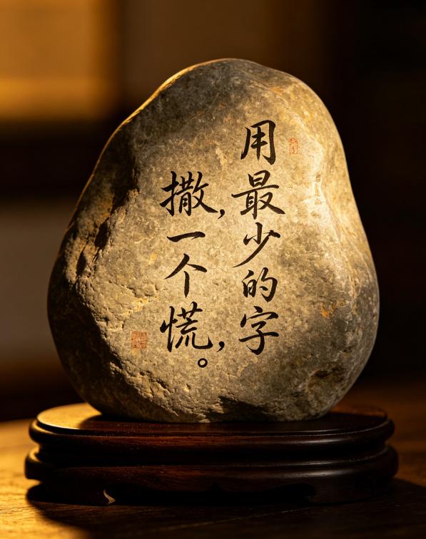 用最少的字，撒一个谎......

多动脑，不会老

超短、经典的、一句话就能骗