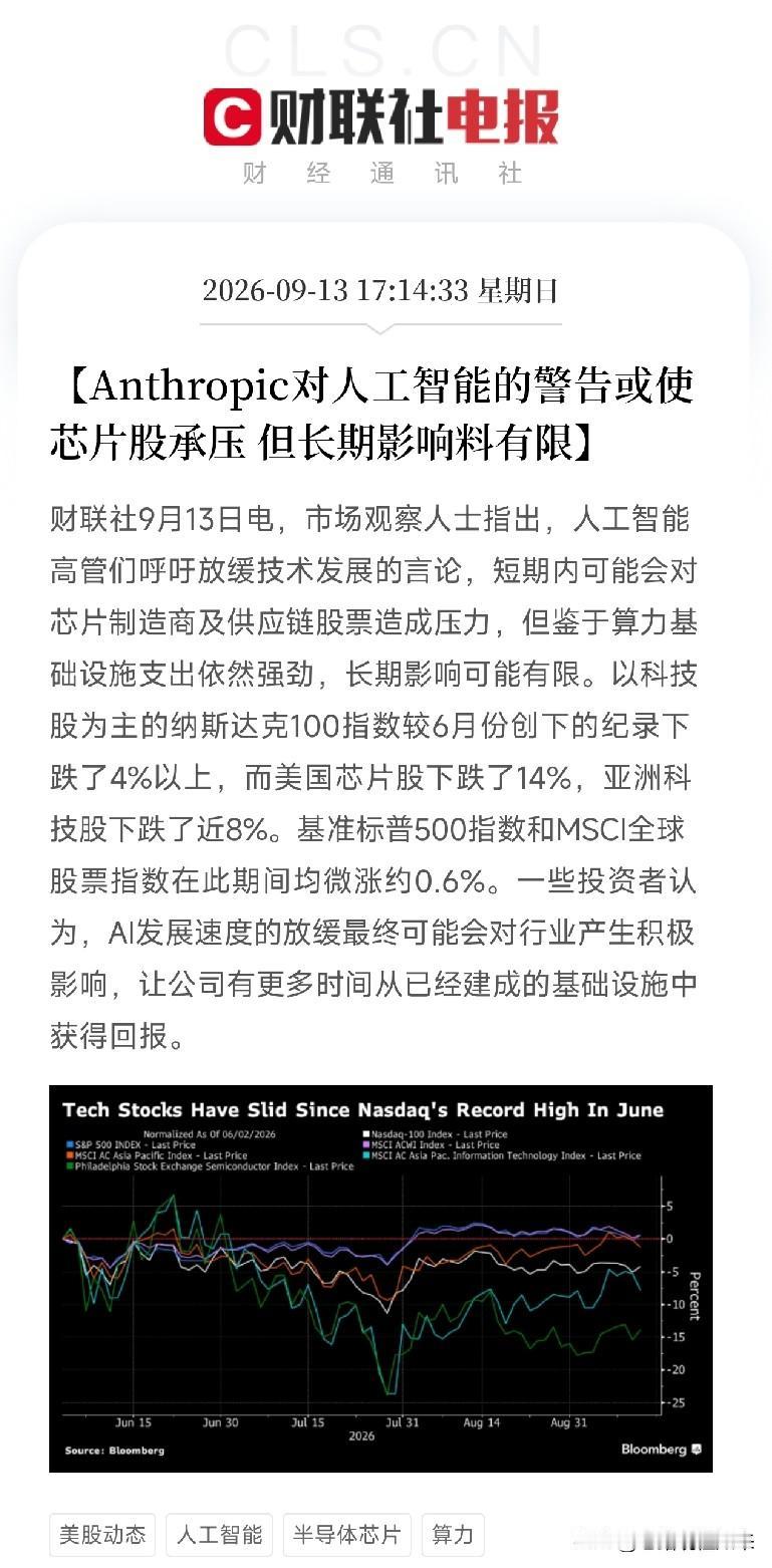 下午5点多，这条消息出来，如果你看懂了，会发现它点破了一个非常关键的矛盾：AI高