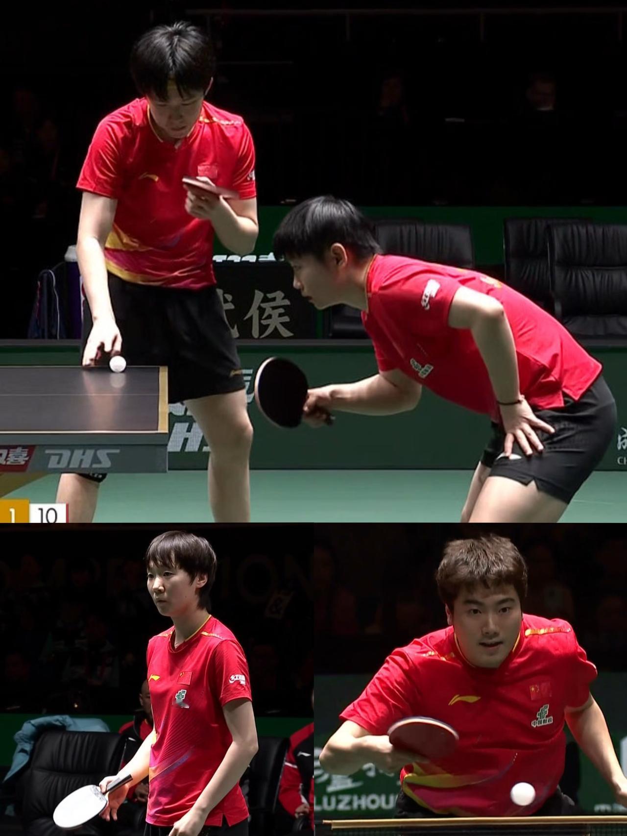 乒乓球混团世界杯快要接近尾声了，中国今天两场比赛，上午8:0给韩国队剃了光头，晚
