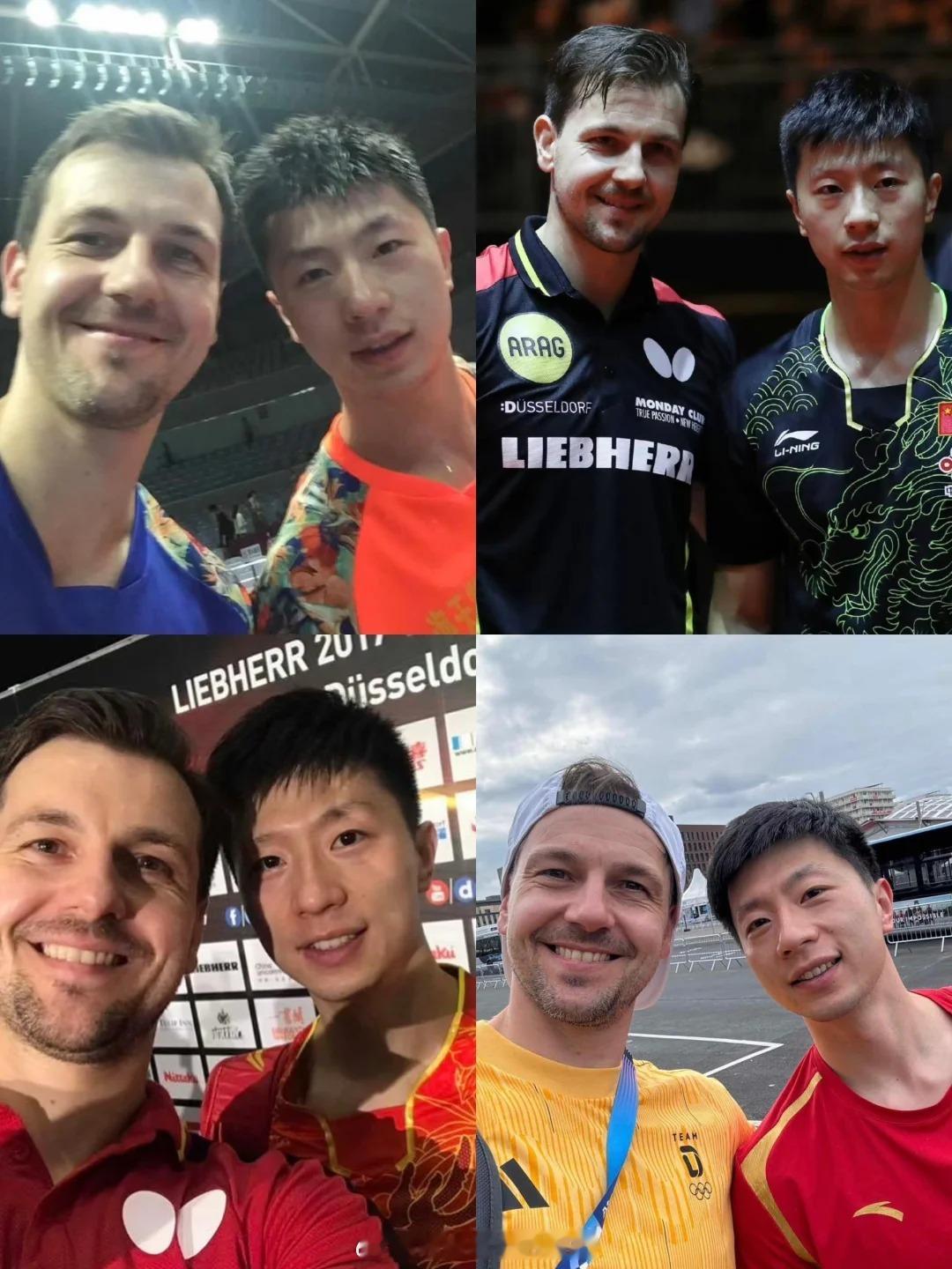 马龙波尔神仙友谊波尔说马龙是乒坛GOAT 德国乒乓球运动员波尔在社交平台晒出自己