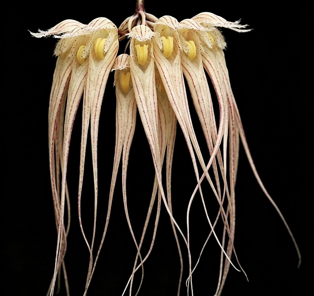 Bulbophyllum sanguineopunctatum 'White'