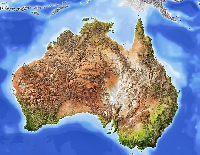 澳大利亚的遗憾：独占整个大陆，却因为太平坦，没有高山，形成不了大型河流。如果有一