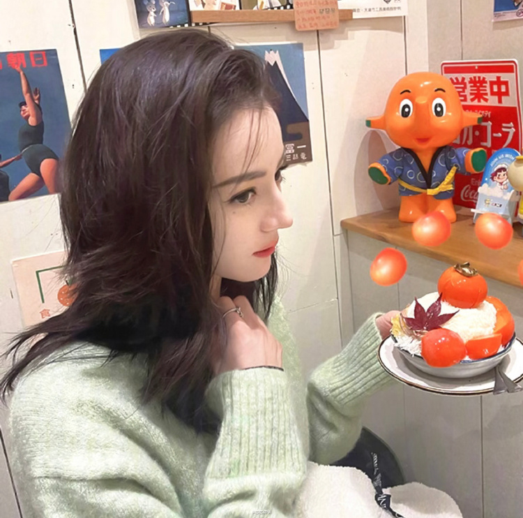 迪丽热巴  dlrb迪奥全球品牌大使迪丽热巴 dlrb迪丽热巴花儿与少年 “晚霞