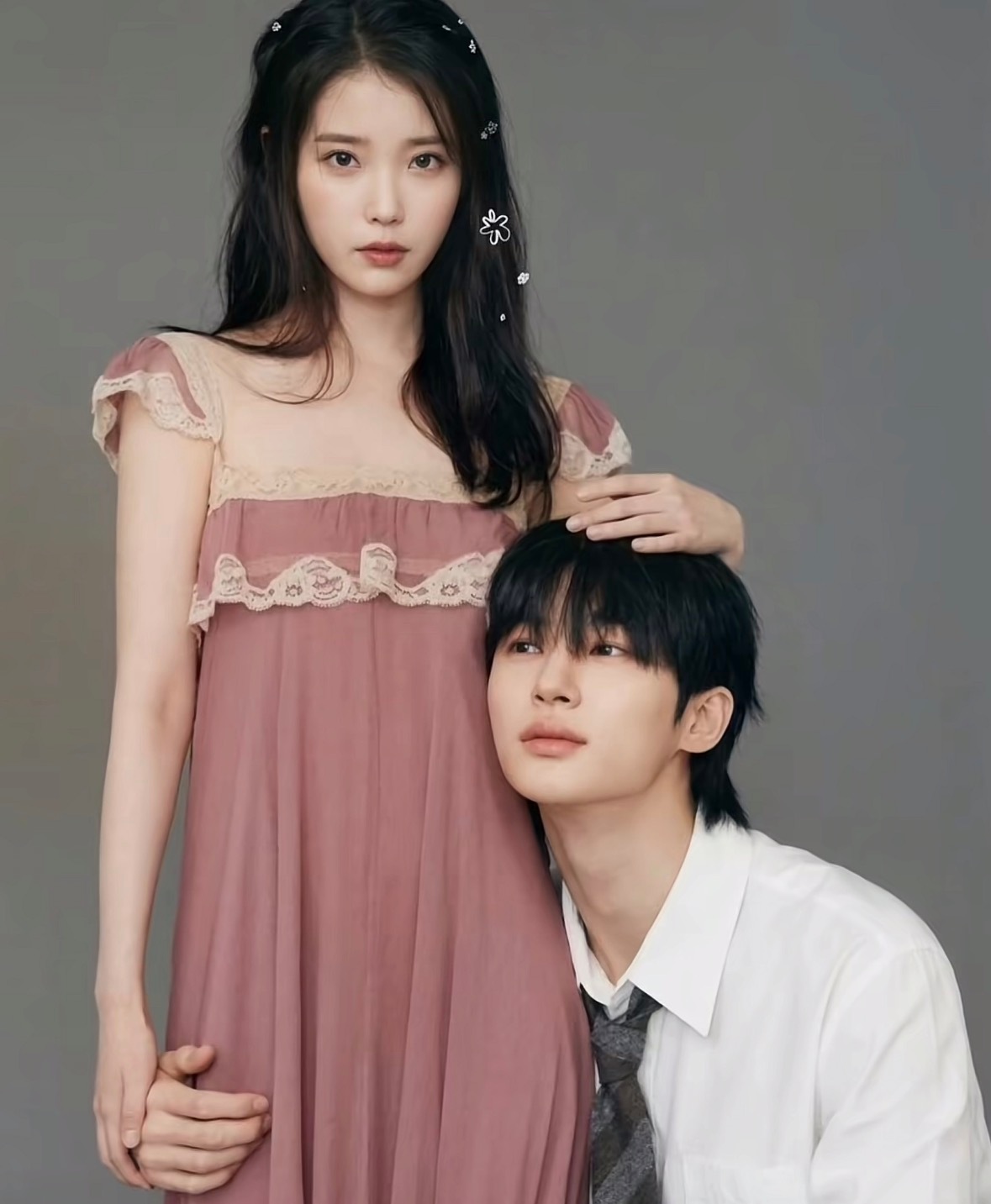 好有cp感的iu边佑锡！已磕到🍬 