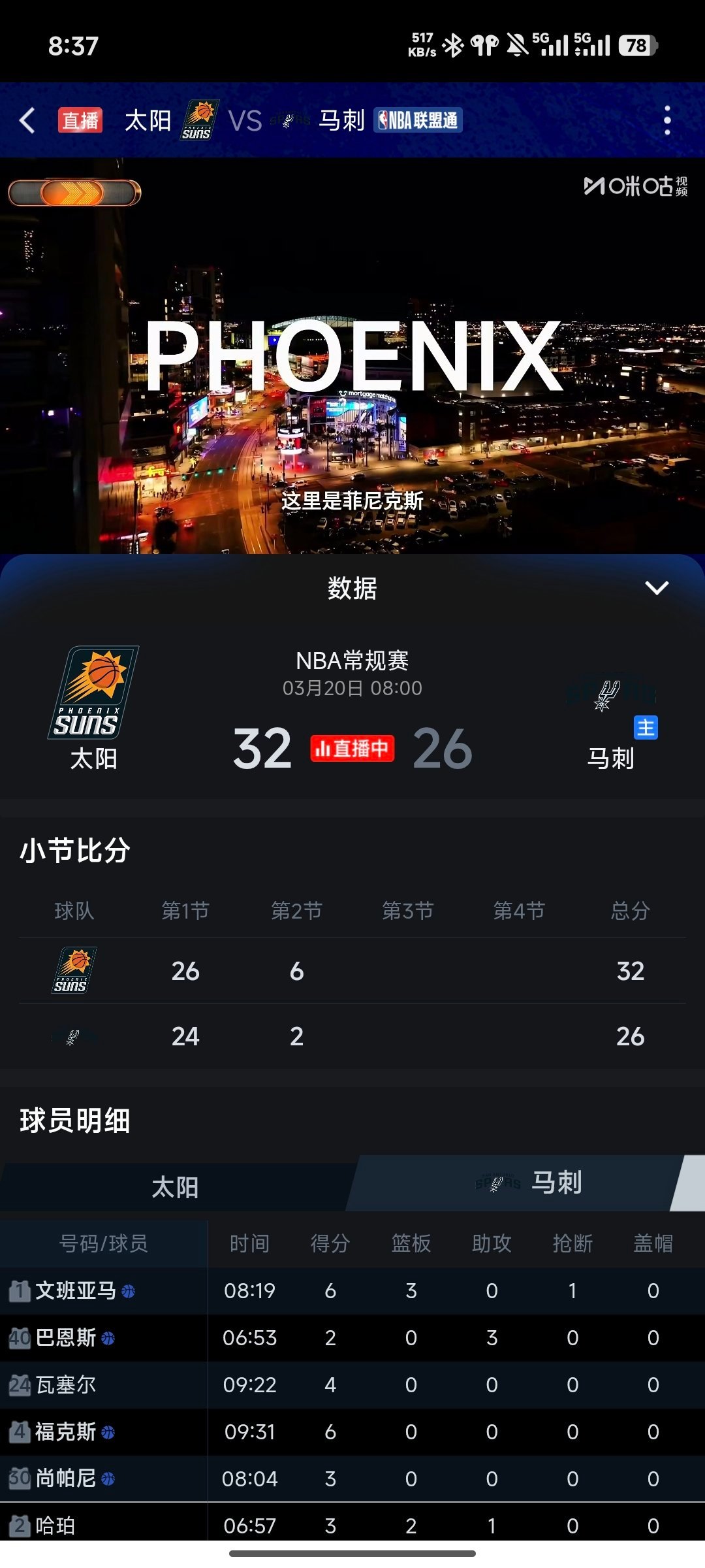 这就是六连客最后一场  急着回家的威力嘛太阳vs马刺