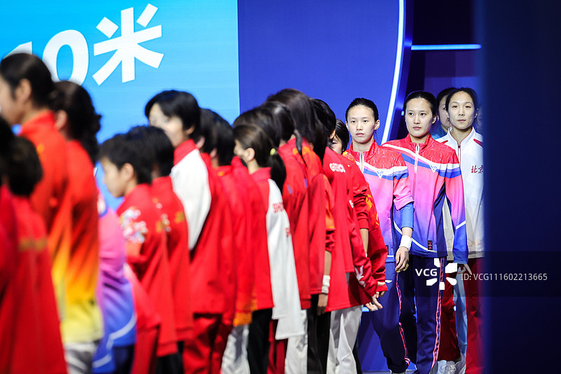 全运会跳水女子双人10米台251106全运跳水女子双人预赛 | VCG陈芋汐 ​