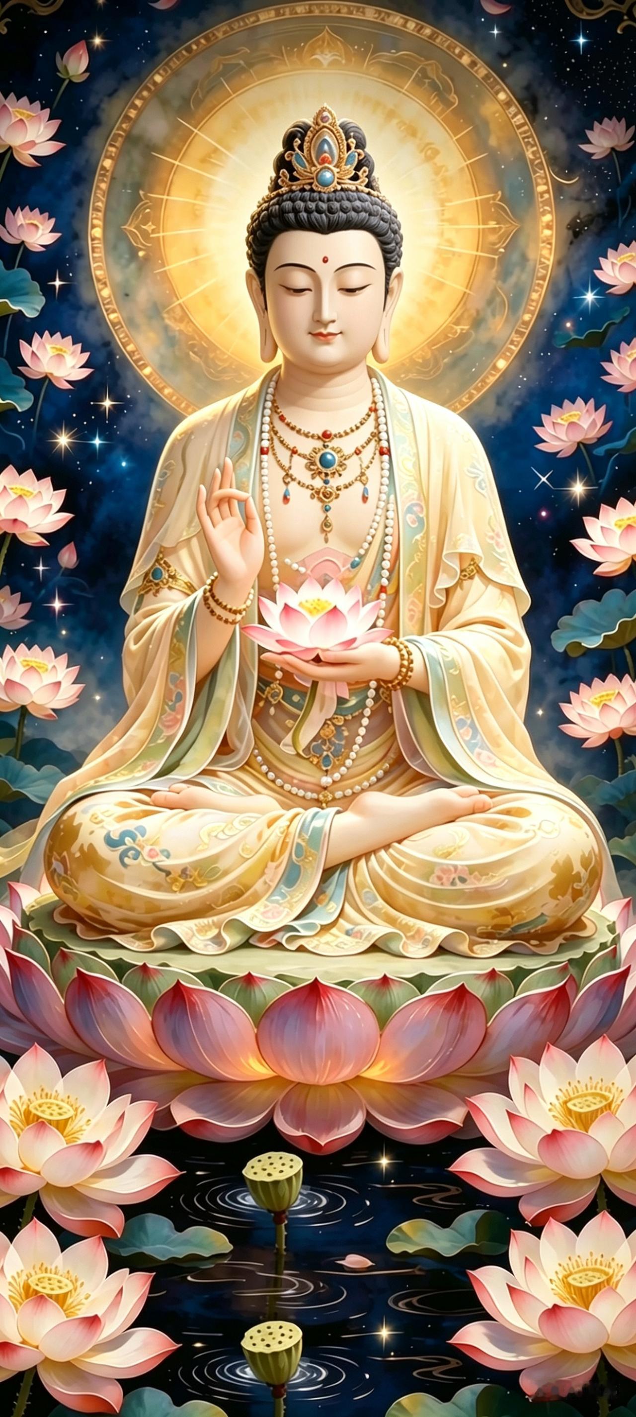 静心的最高境界，一句佛号具足一切！
不是与世隔绝，不是无欲无求，
而是任凭世间纷