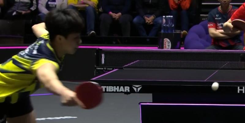 9-10落后，大迪这球是真敢上手啊[强]

11月2日，蒙彼利埃冠军赛收官，国乒