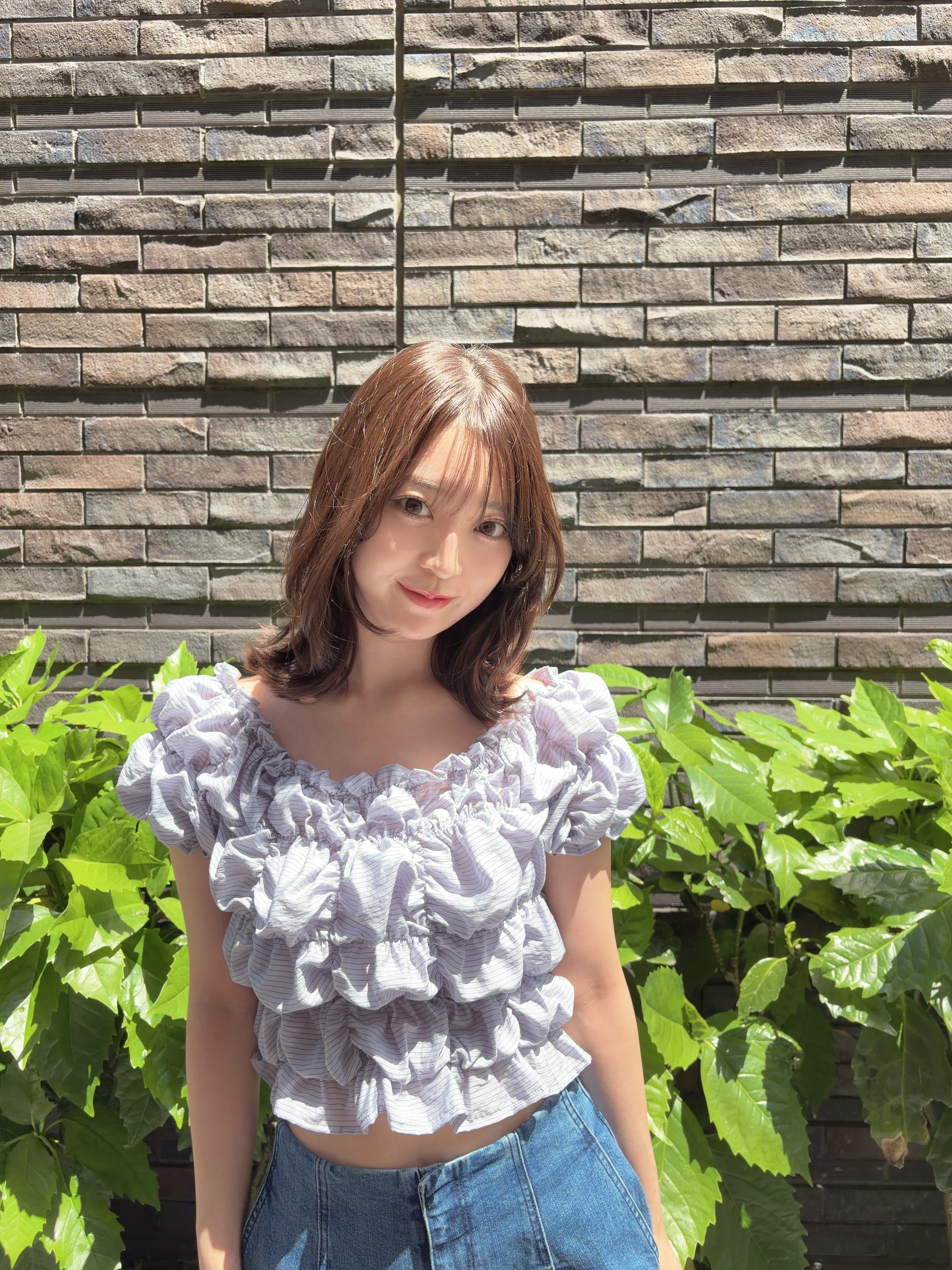 阪口珠美「たのしみにしていた夏服きちゃった 。色もデザインも大好きが詰まっていま