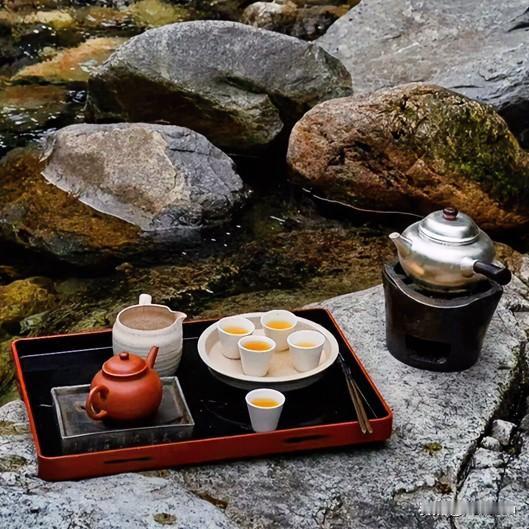 《茶韵待时·浣溪沙体》
沸水初倾翠色浮，新芽怯浪意难休。初时不解个中幽。莫怨茶香