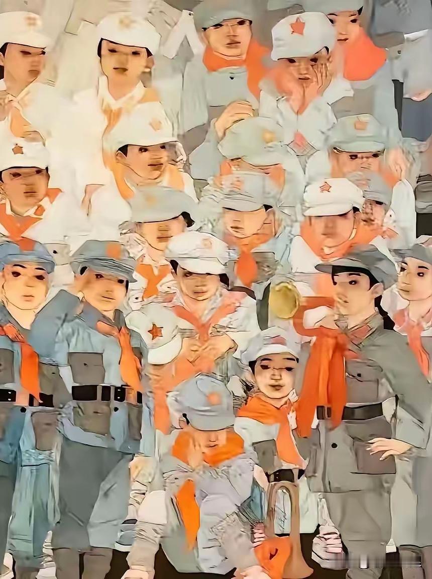这画叫《新时代的长征路之星星火》听说是清华博士所作，作为今年纪念长征胜利90周年