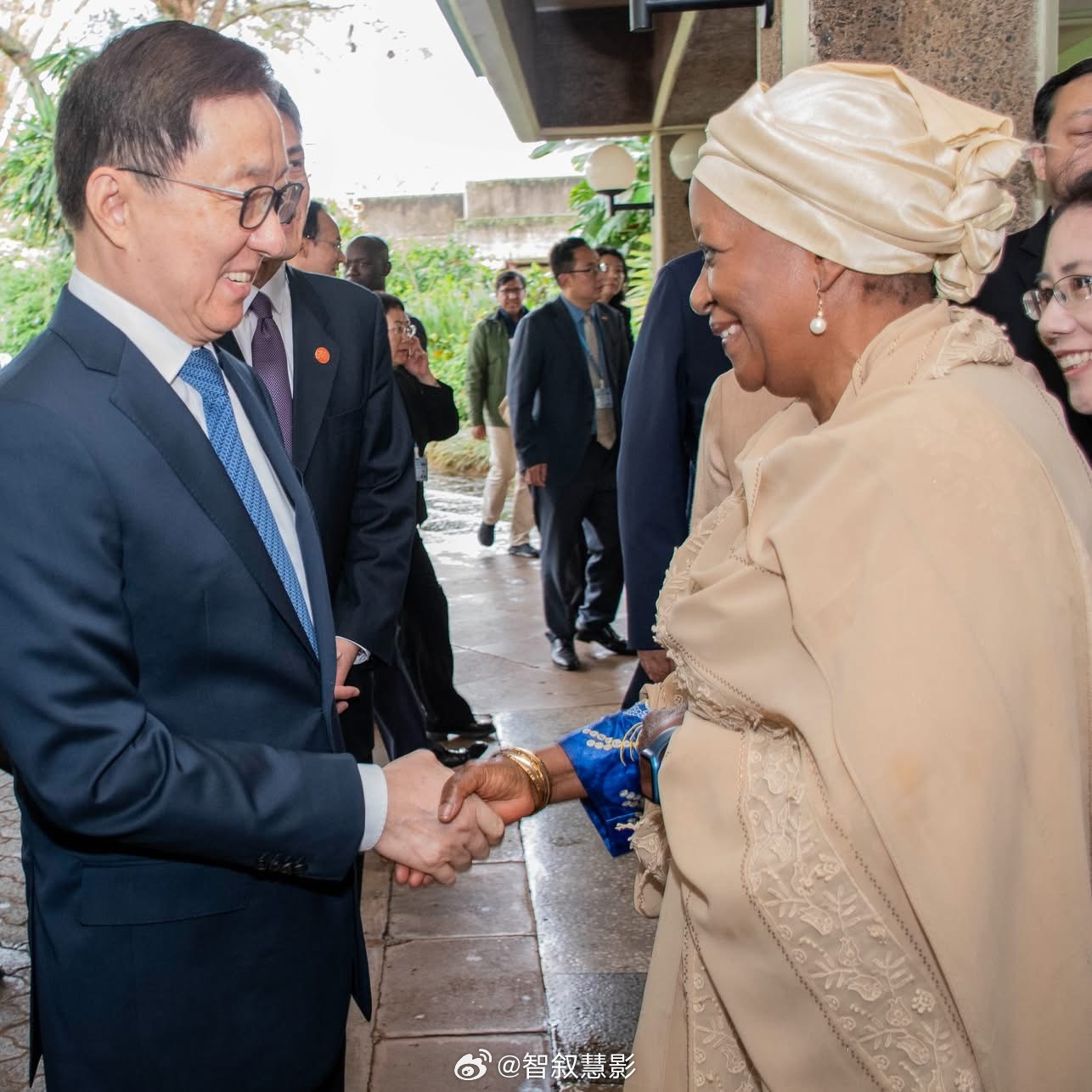 🇨🇳🇺🇳🇰🇪韩正副主席到访联合国内罗毕办事处。海外新鲜事热点现场