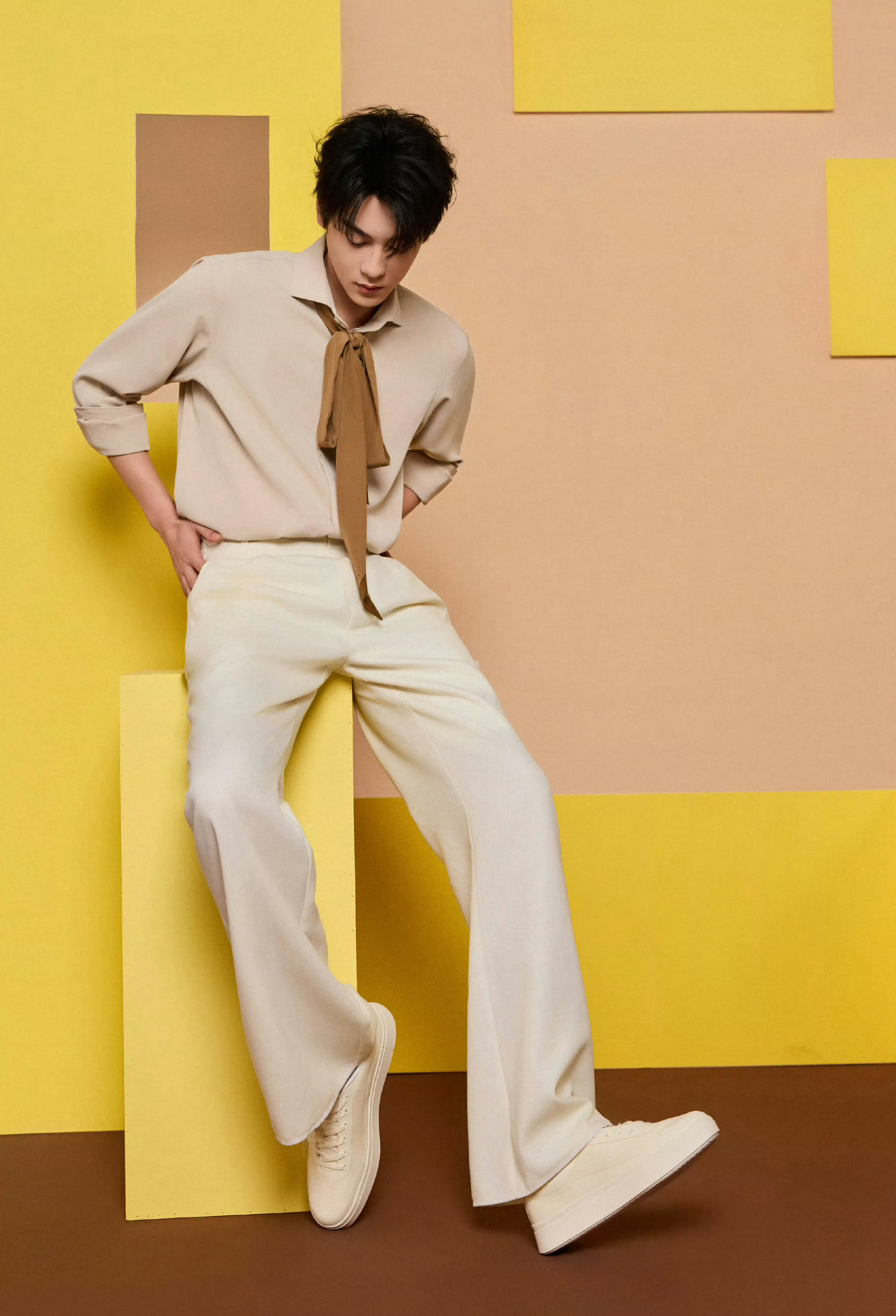 田栩宁今晚韩束直播造型田栩宁今晚韩束直播