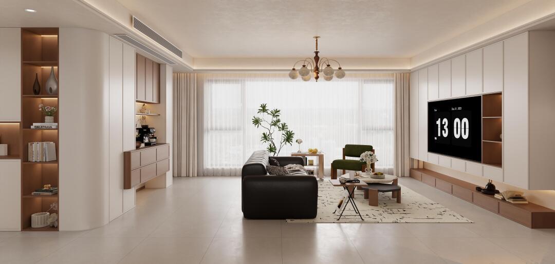 复古肌理+软糯奶油色
慵懒氛围感拉满法式奶油色 轻奢感配色 奶油风全屋图片 奶油