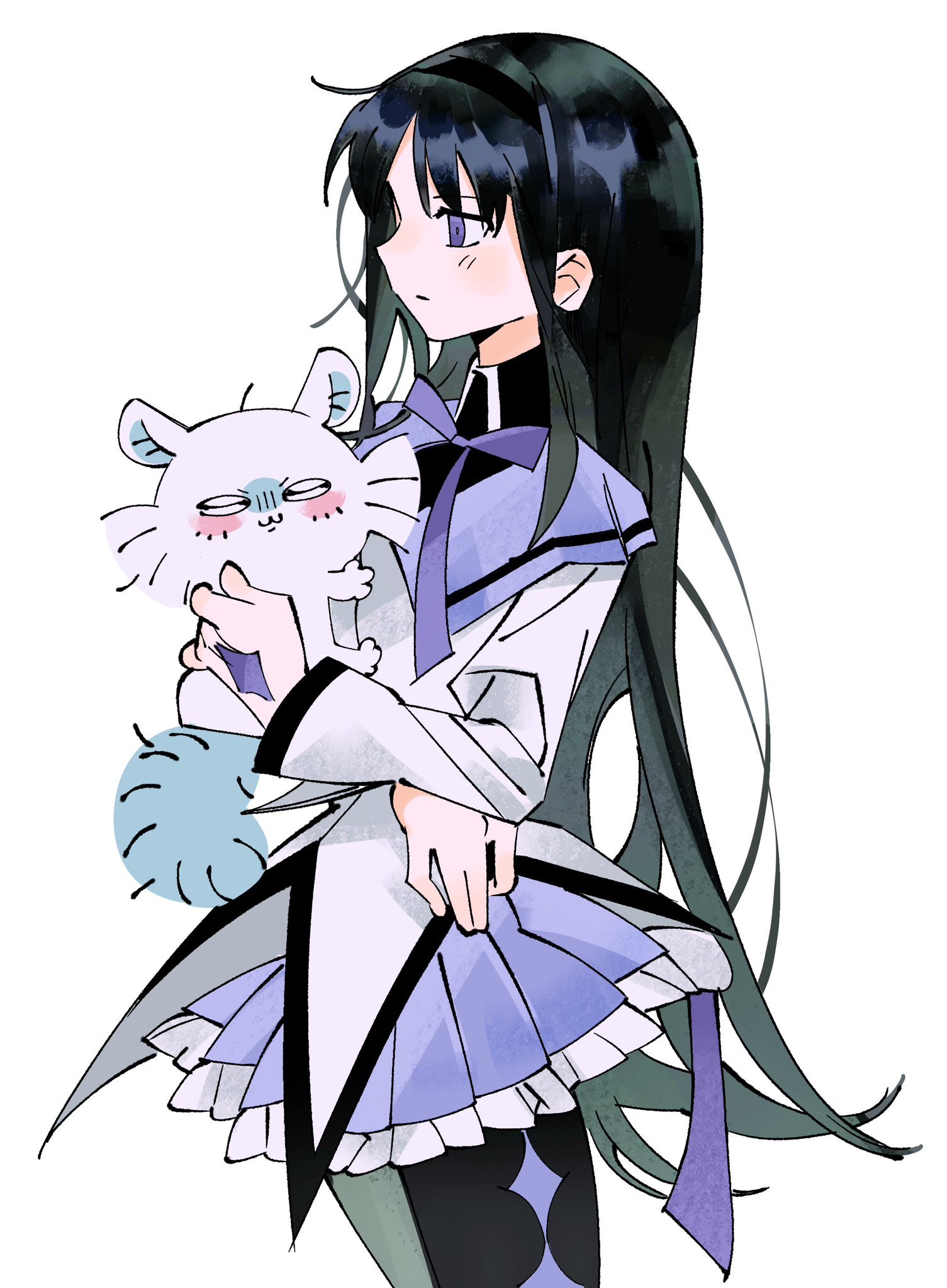 魔法少女小圆×chiikawa 晓美焰和鹿目圆和小可爱们的联动.[哇]画师.Cs