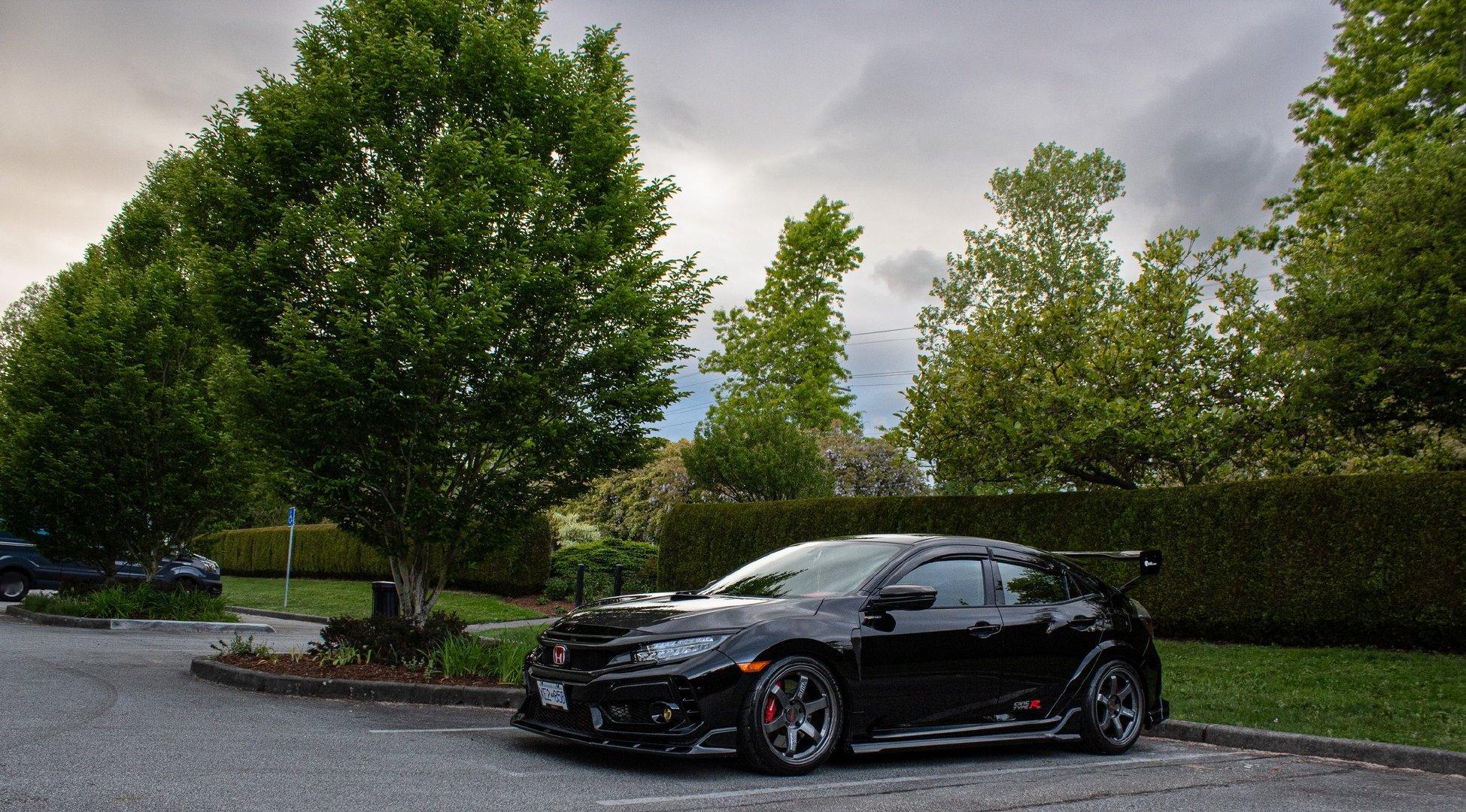 Black 本田思域TypeR VTEC FK8 ​​​