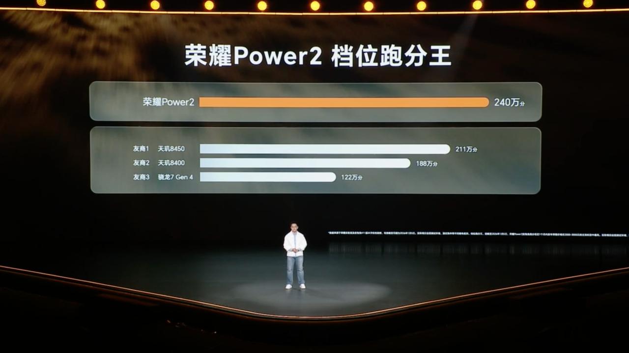 荣耀Power2的芯片这次用的是新的天玑8500 Elite，是之前的天玑840