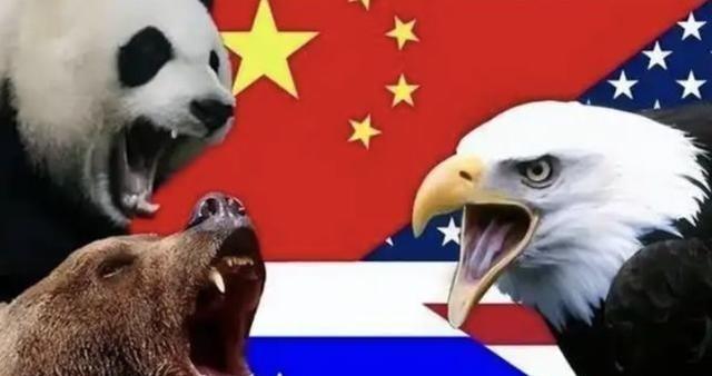 “中俄美”的三角关系已然发生了剧变！过去中美俄三强鼎立，两弱制衡一强，俄乌冲突后