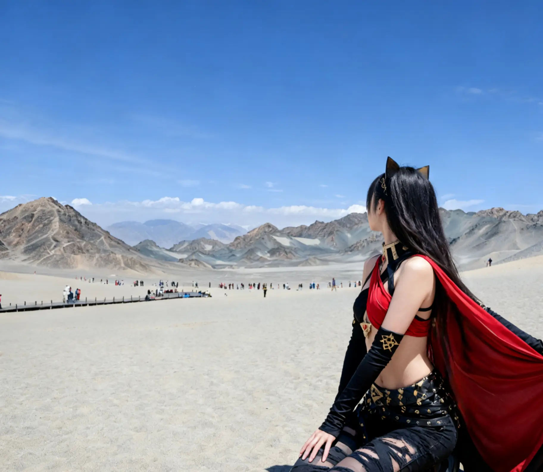 迪希雅 黑独山胭脂山景区。