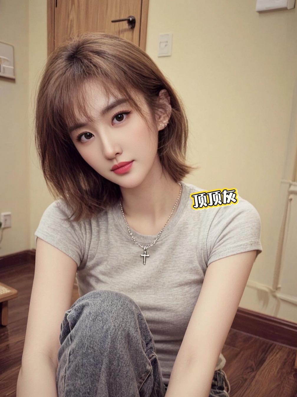 这个灰色好顶AI日系居家胶片 随变ai随便玩 灰色 推荐