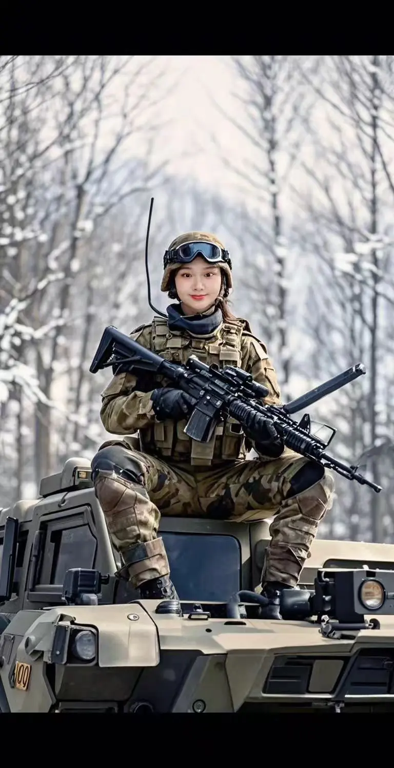 AI戎装英姿