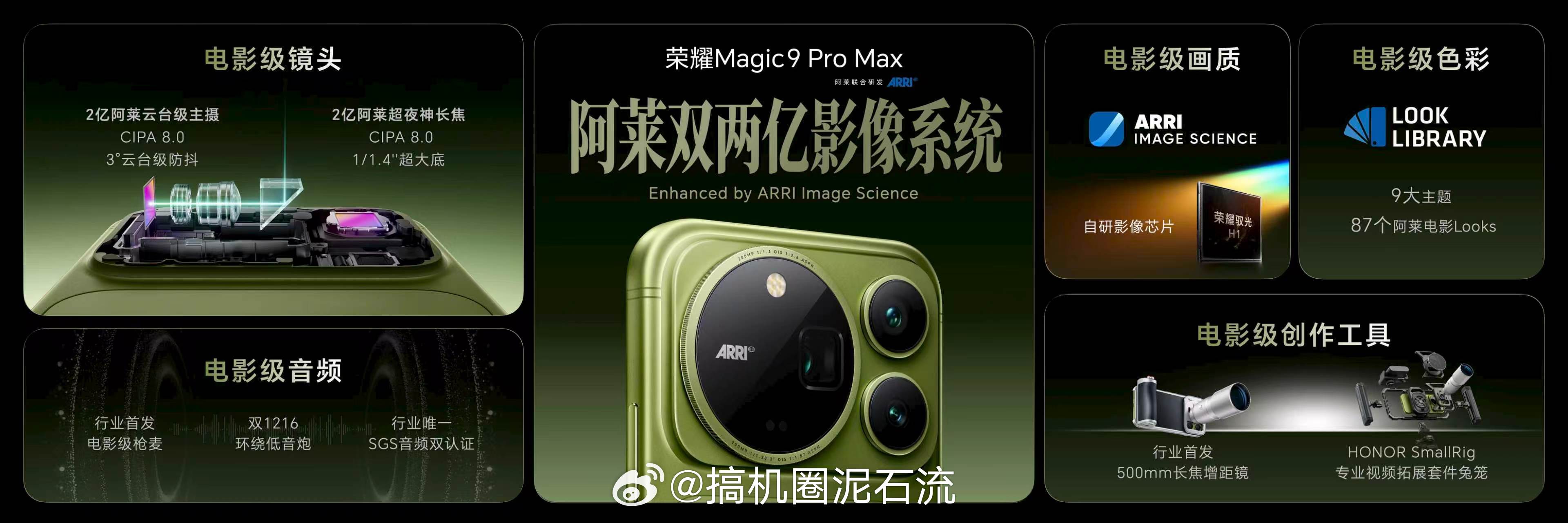 荣耀Magic9 Pro Max，行业唯一阿莱双两亿影像系统、行业最高CIPA8