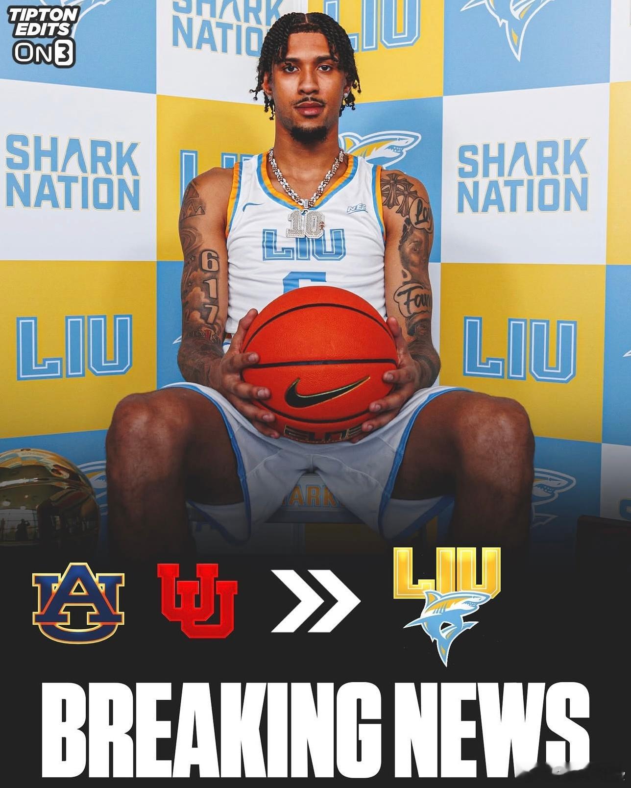 NCAA 犹他大二前锋Jahki Howard承诺转学长岛，曾经的23届四星高中