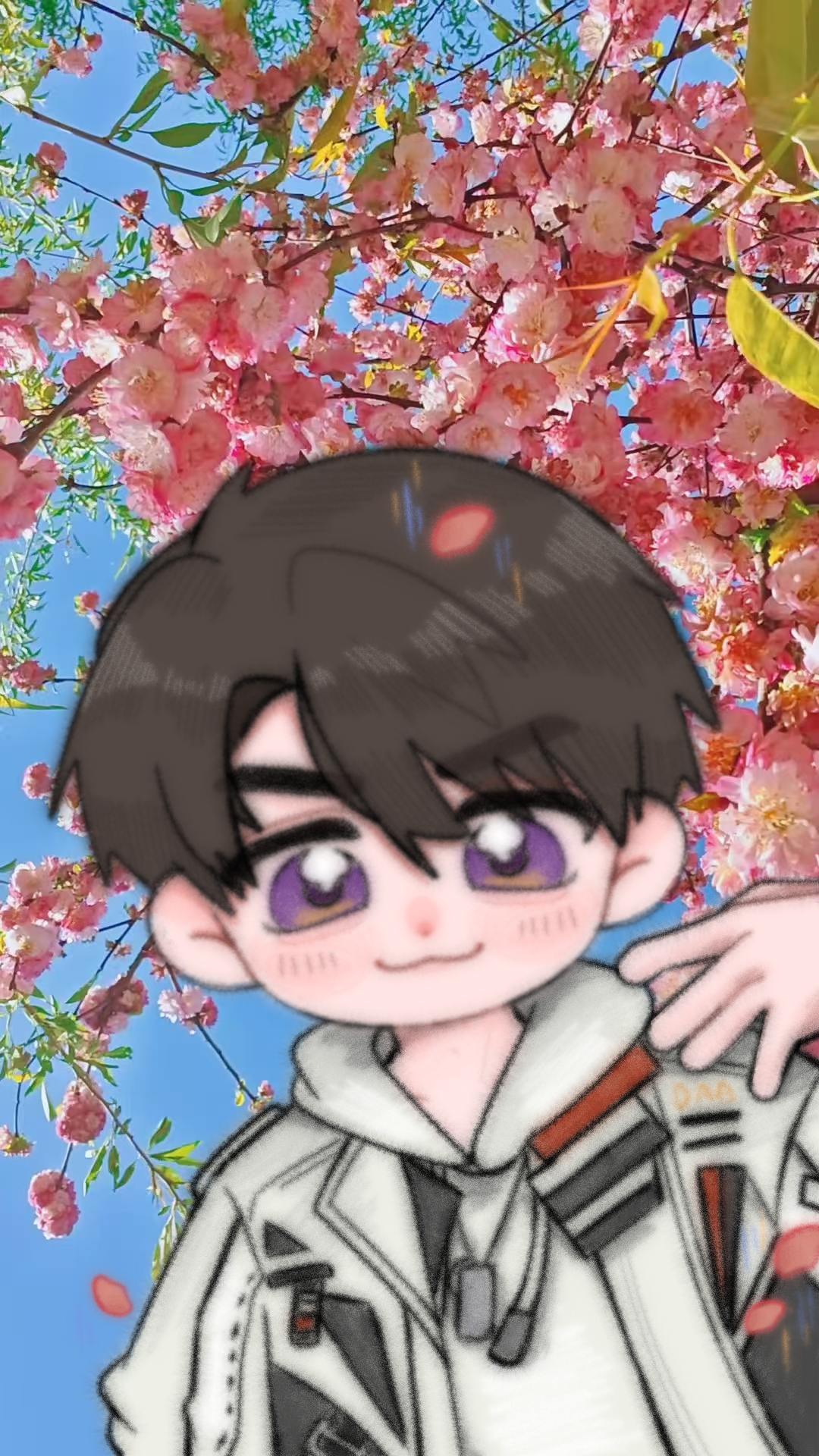 妹妹怎么把对焦对到花上了？花比哥哥好看？