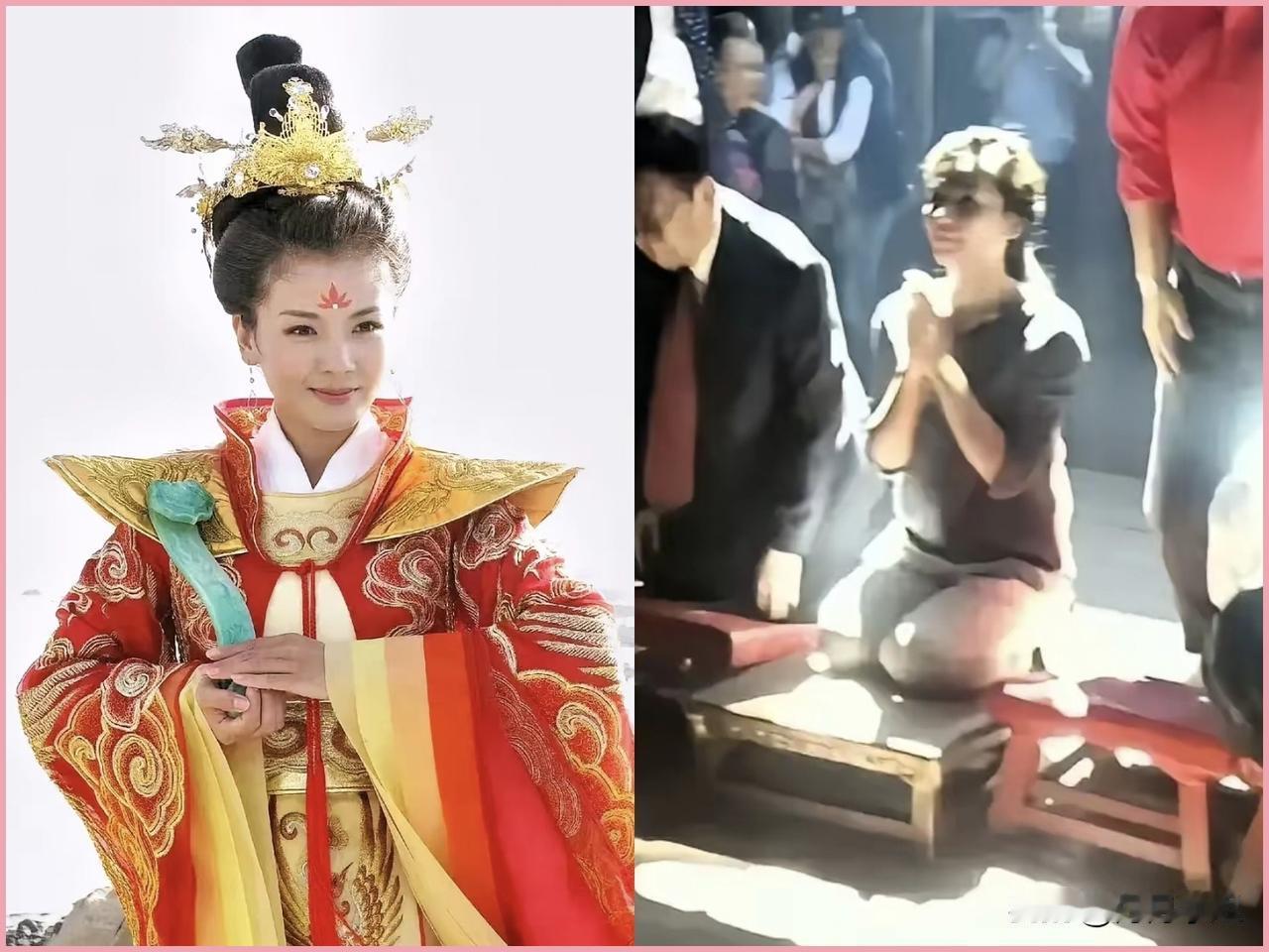 刘涛演妈祖算是庙里挂了号的缘分，自从拍完这部剧之后，她整个人越来越端庄优雅，气质