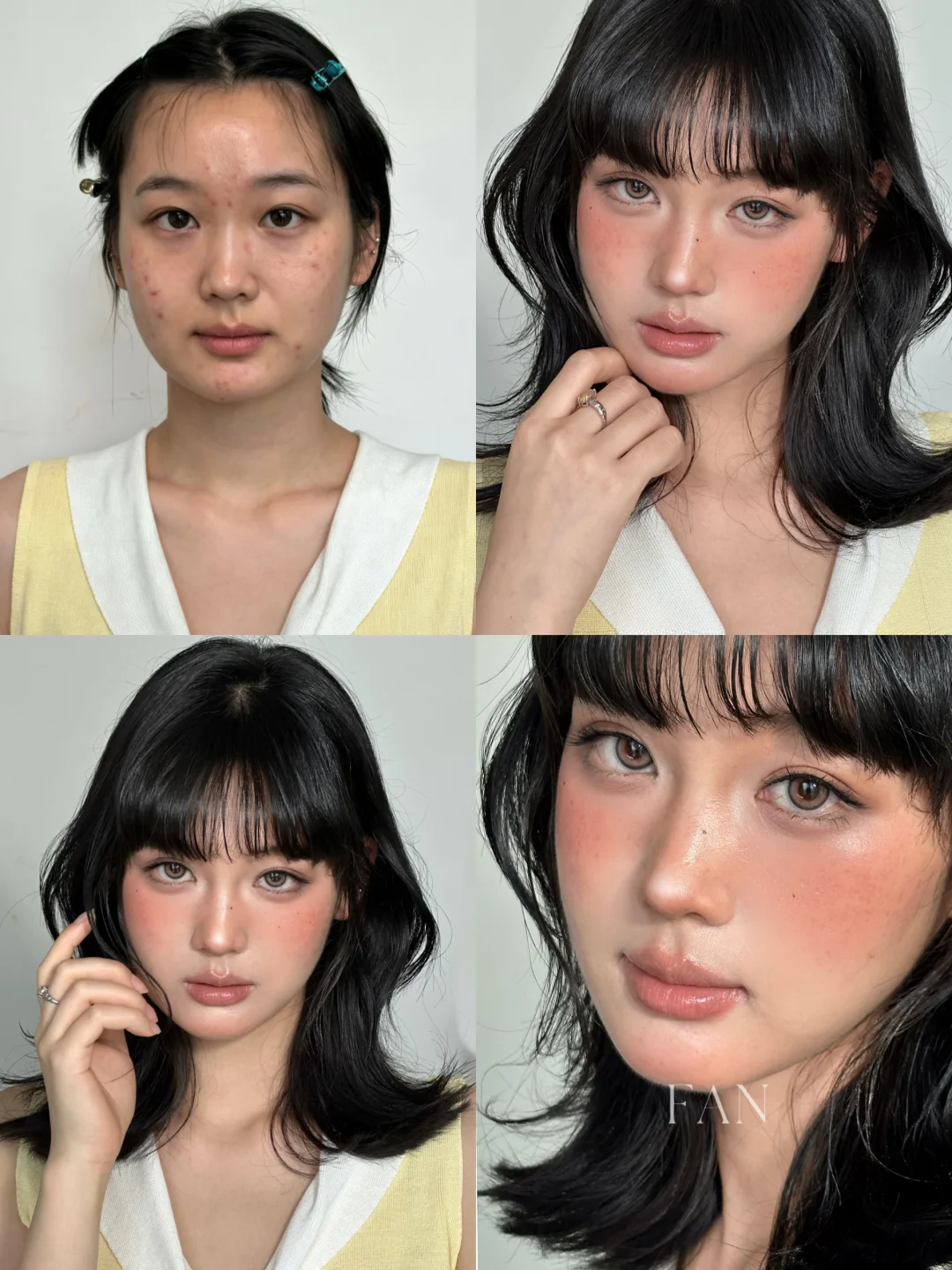 原来普通人好好化妆 真的会像换了个人😭