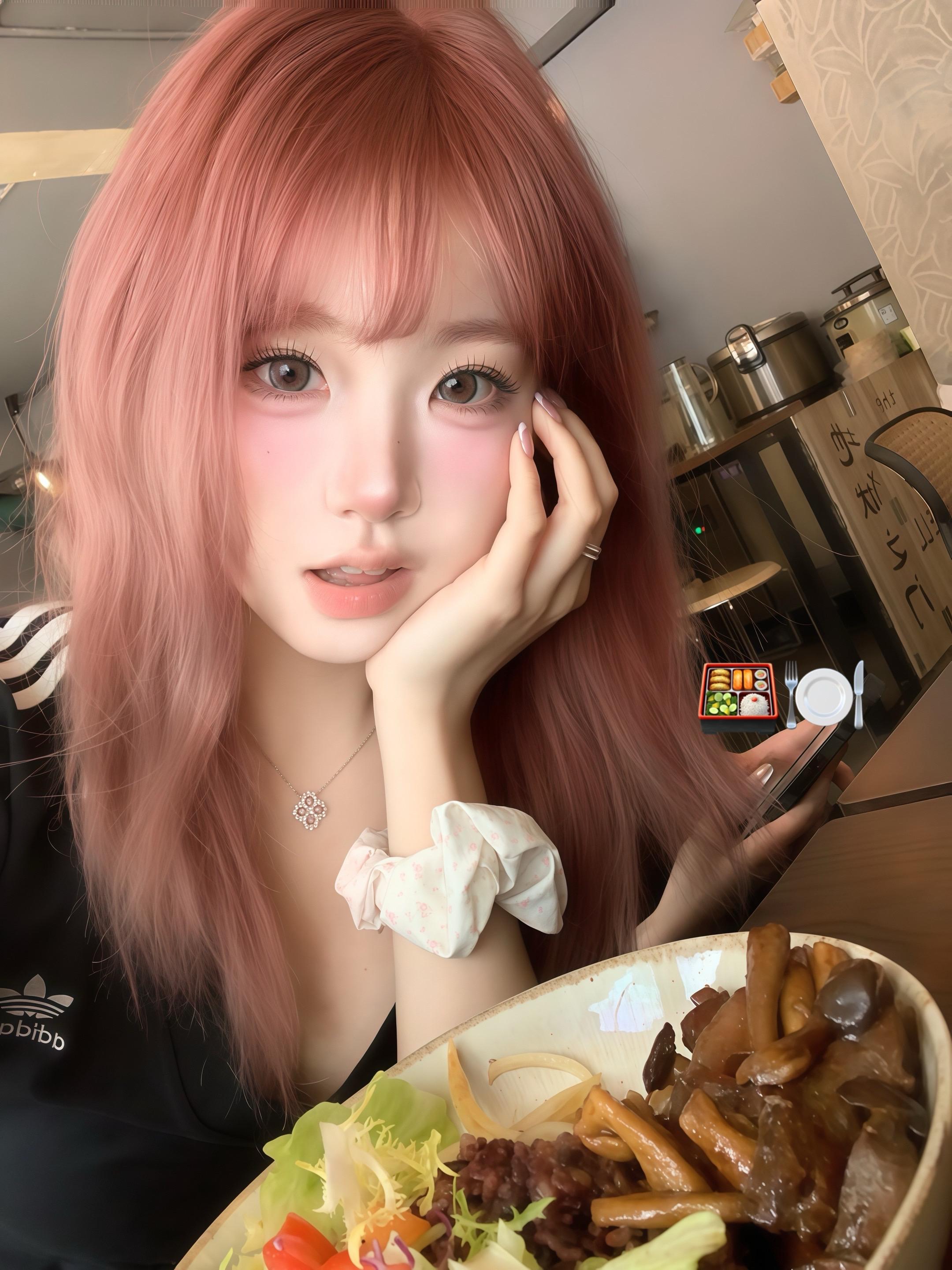 我承认我是一个香香软软的草莓小蛋糕🍰 显白发色分享日常
