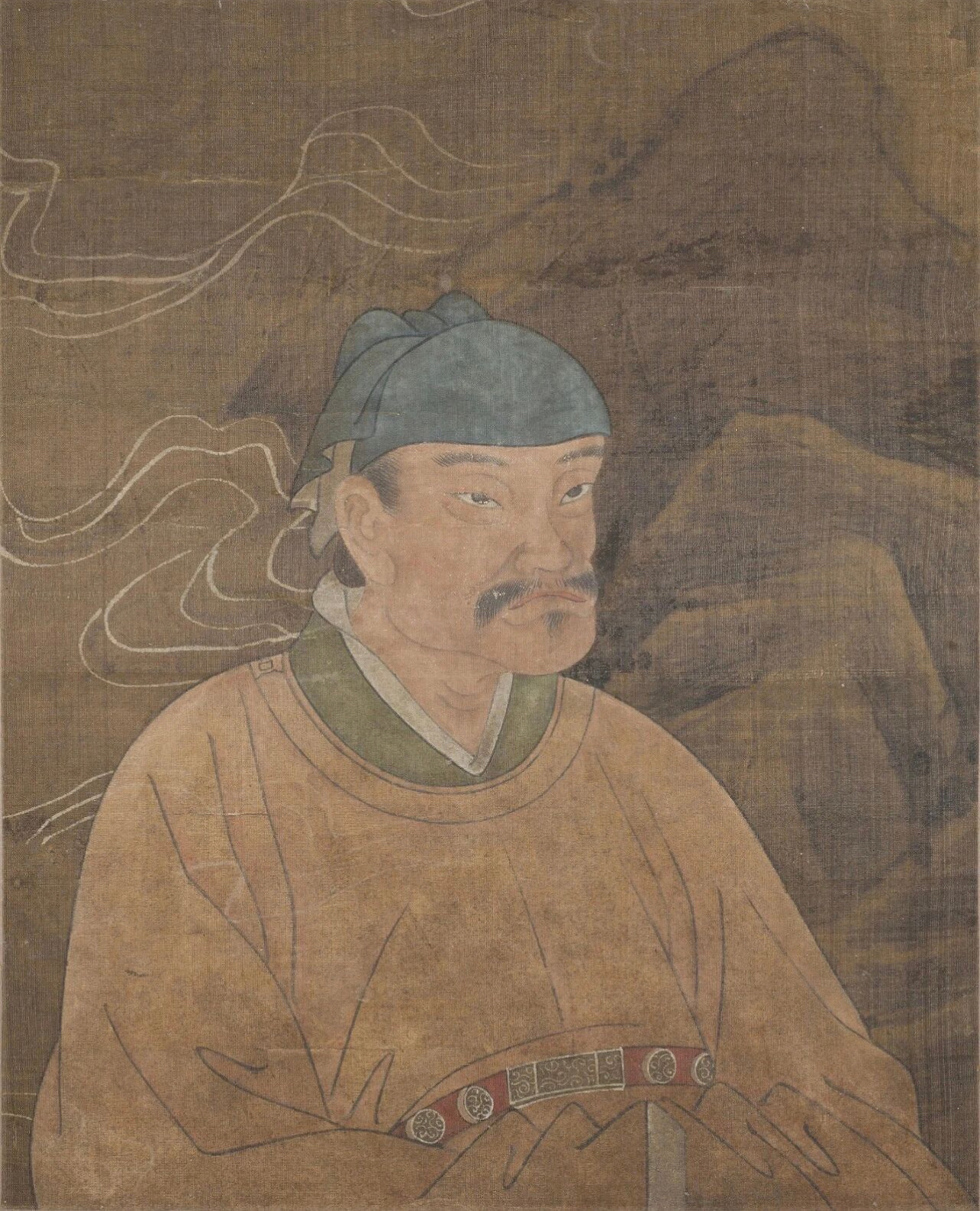 《朱元璋像》 清代 美国费城艺术博物馆藏 ​​​