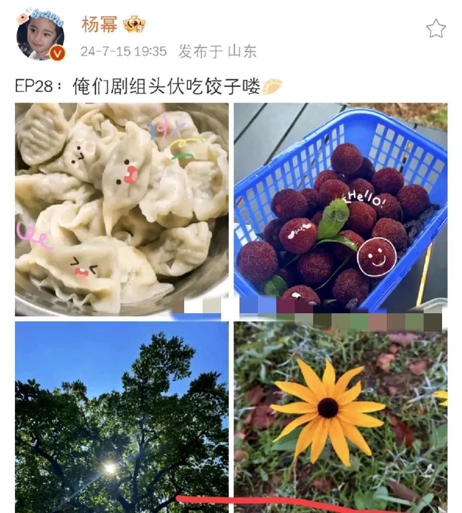 杨幂，罕见发文！

7月15日，许久没有露面的杨幂罕见发文，虽然她只发了一句话，