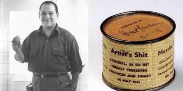 一坨“屎”竟贵比黄金！1961年，意大利一脑洞大开的艺术家，将自己的粪便做成了罐