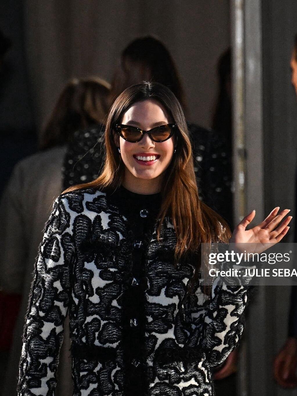 谷爱凌空降香奈儿大秀 