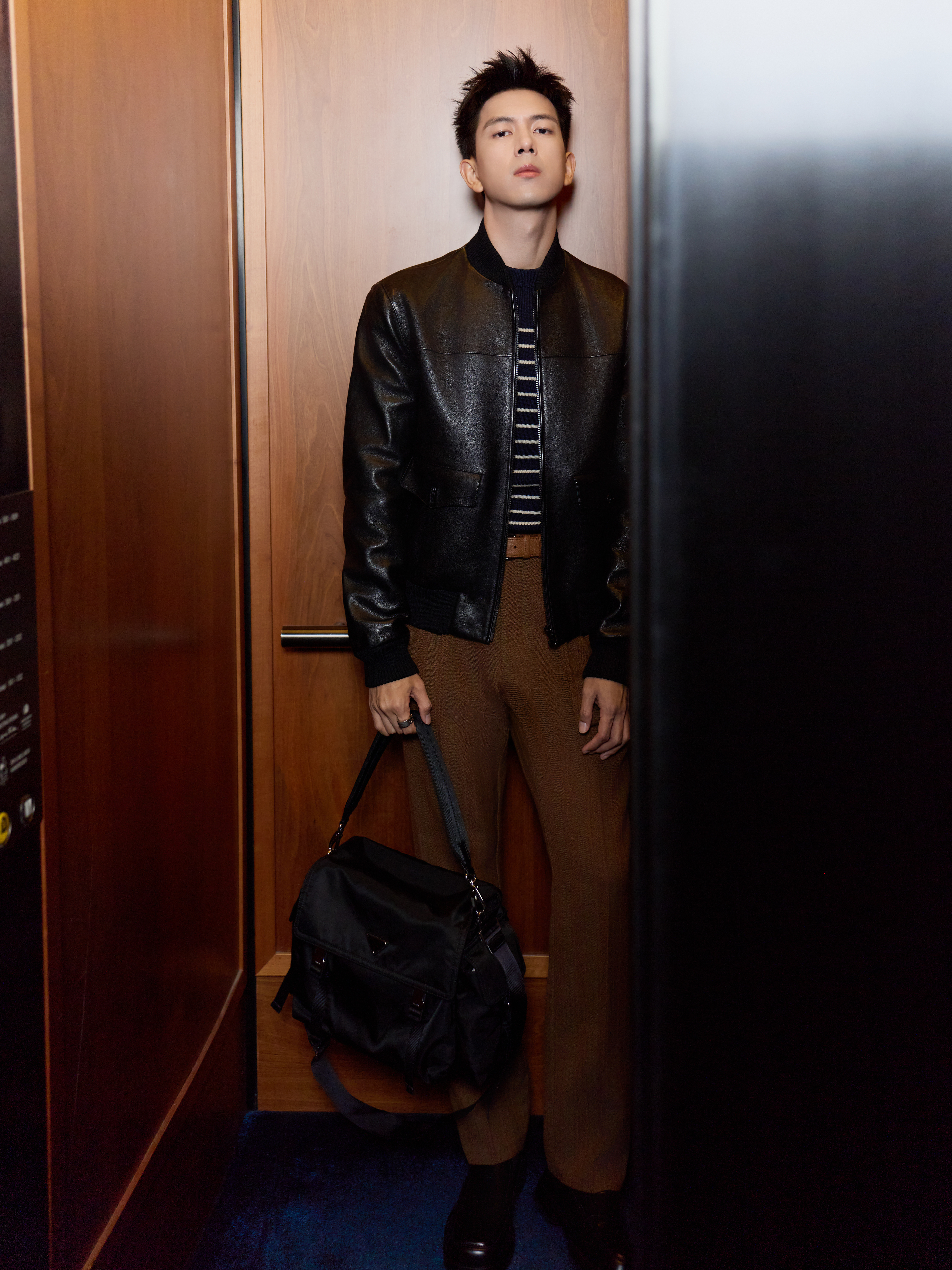 李现✖️Prada 2026春夏大秀造型大片米兰时装周时装周 ​​​