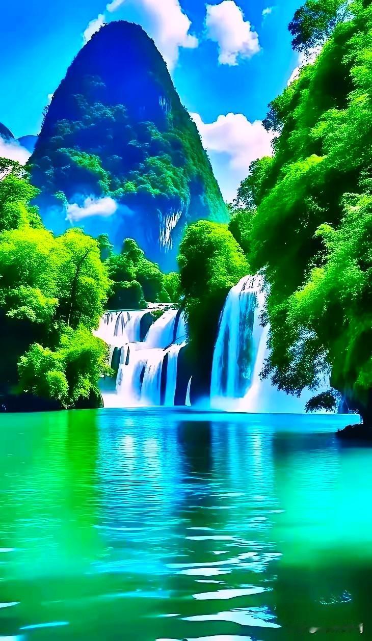 大山深处自然美山清水秀好风光分享