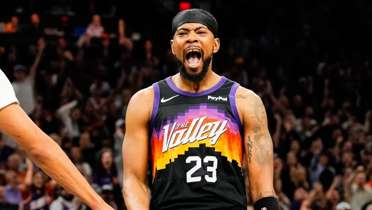 乔丹-古德温过去五场比赛：场均23分钟，贡献12分、6.4篮板（3个前场板）、2