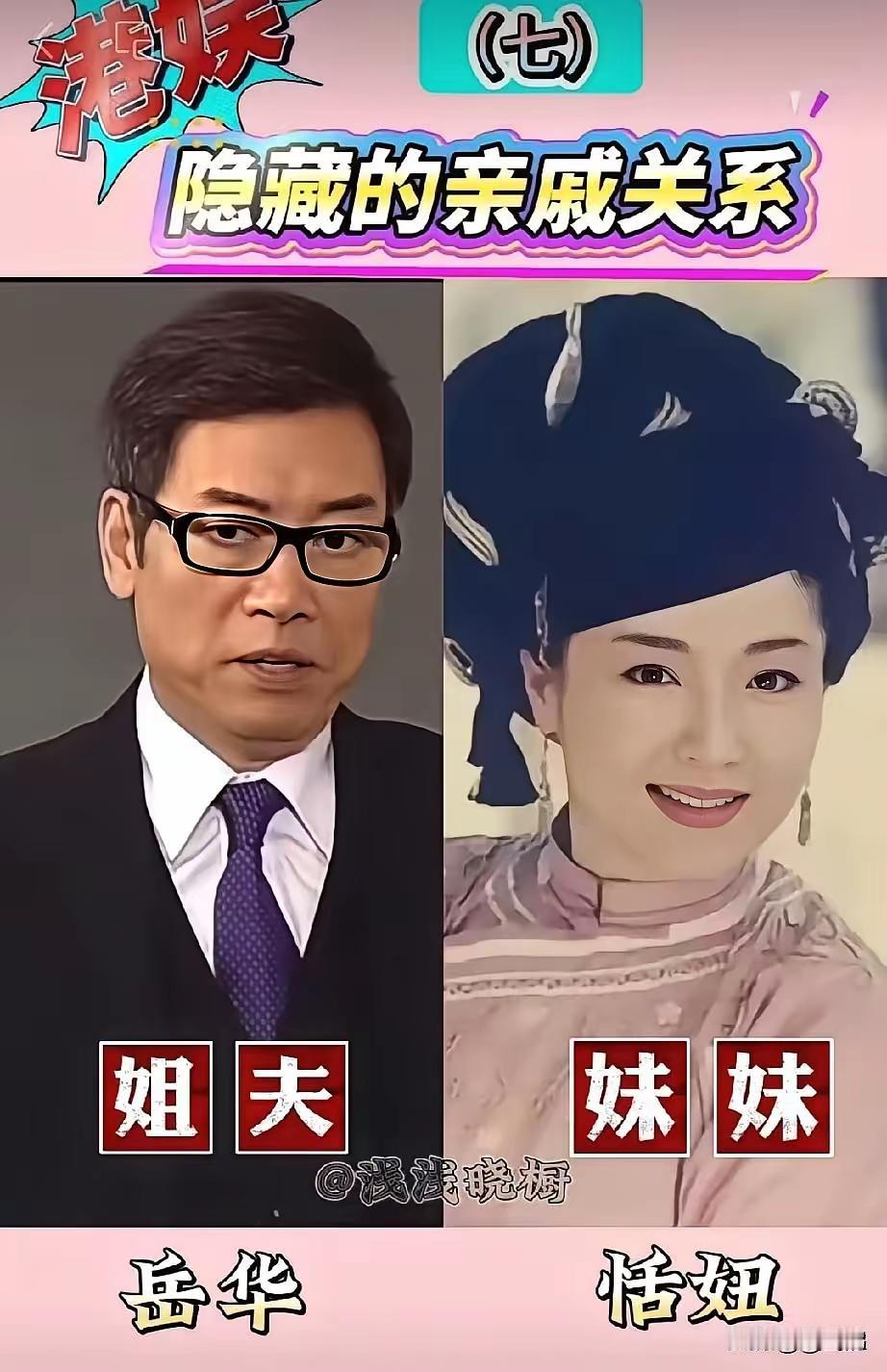 香港明星这几对隐藏的亲戚关系还着实让人意外呢？娱乐圈真的是说大也不大，说小也不小
