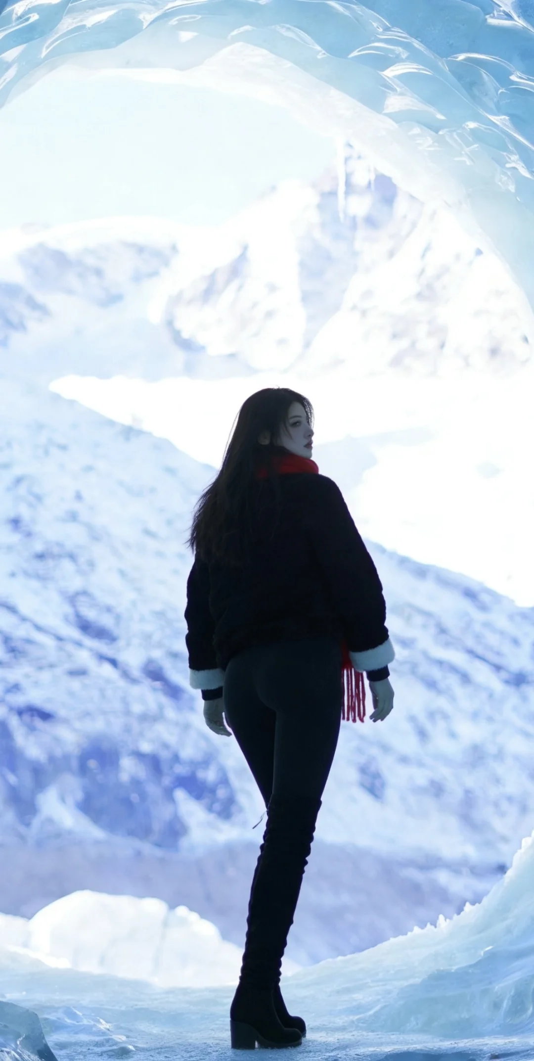 来古冰川~上冰成功，然后被赶走了