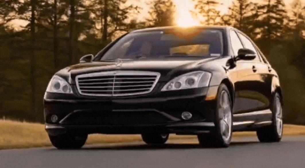 火箭奔！07款奔驰S550：V8+AMG套件，老豪华的顶流气场这台被称作“火箭奔