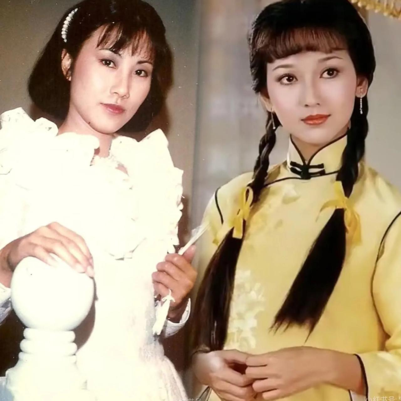赵雅芝遇见汪明荃，到底谁更胜一筹？这题真的太难答！论五官精致，赵雅芝美得无可挑剔